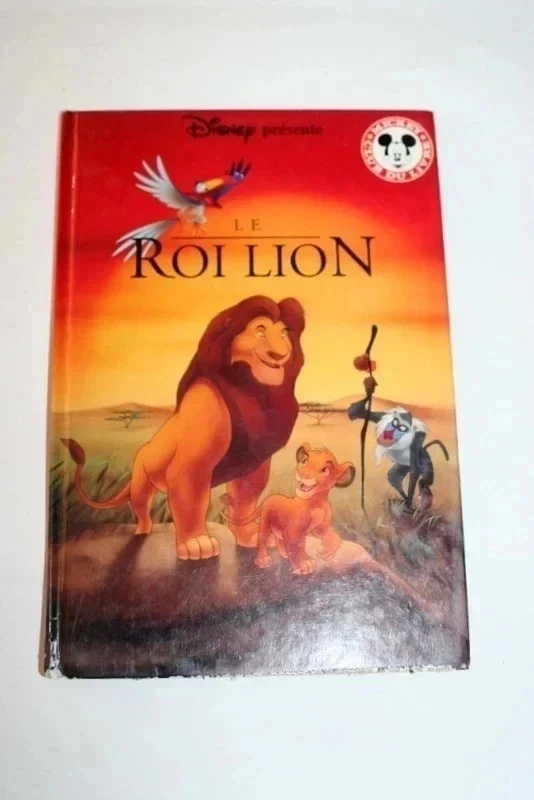 Lot de 2 livres Disney le Roi Lion + Le Livre de la Jungle
